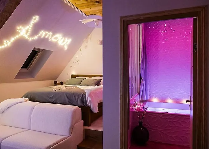 Apartment La Mezzanine De L'etoile Avec Jacuzzi Prive Longmesnil